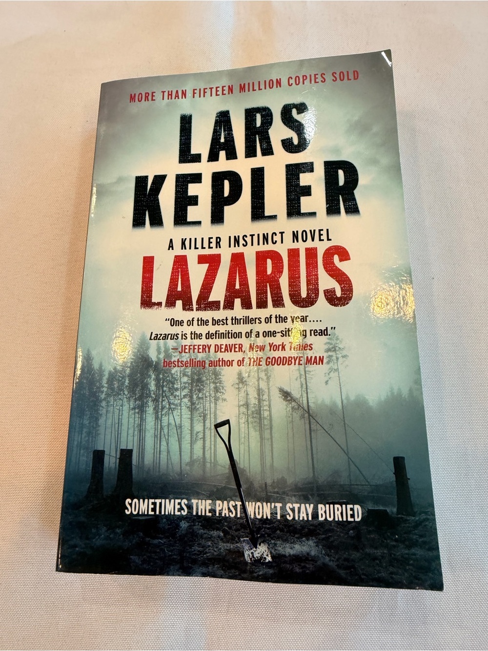 Lazarus by Lars Kepler Paperback Book A Killer Instinct Novel 2021